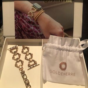 Goldenerre Classic Gold Link Apple Watch band